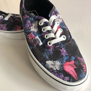 Printed floral vans, femme
